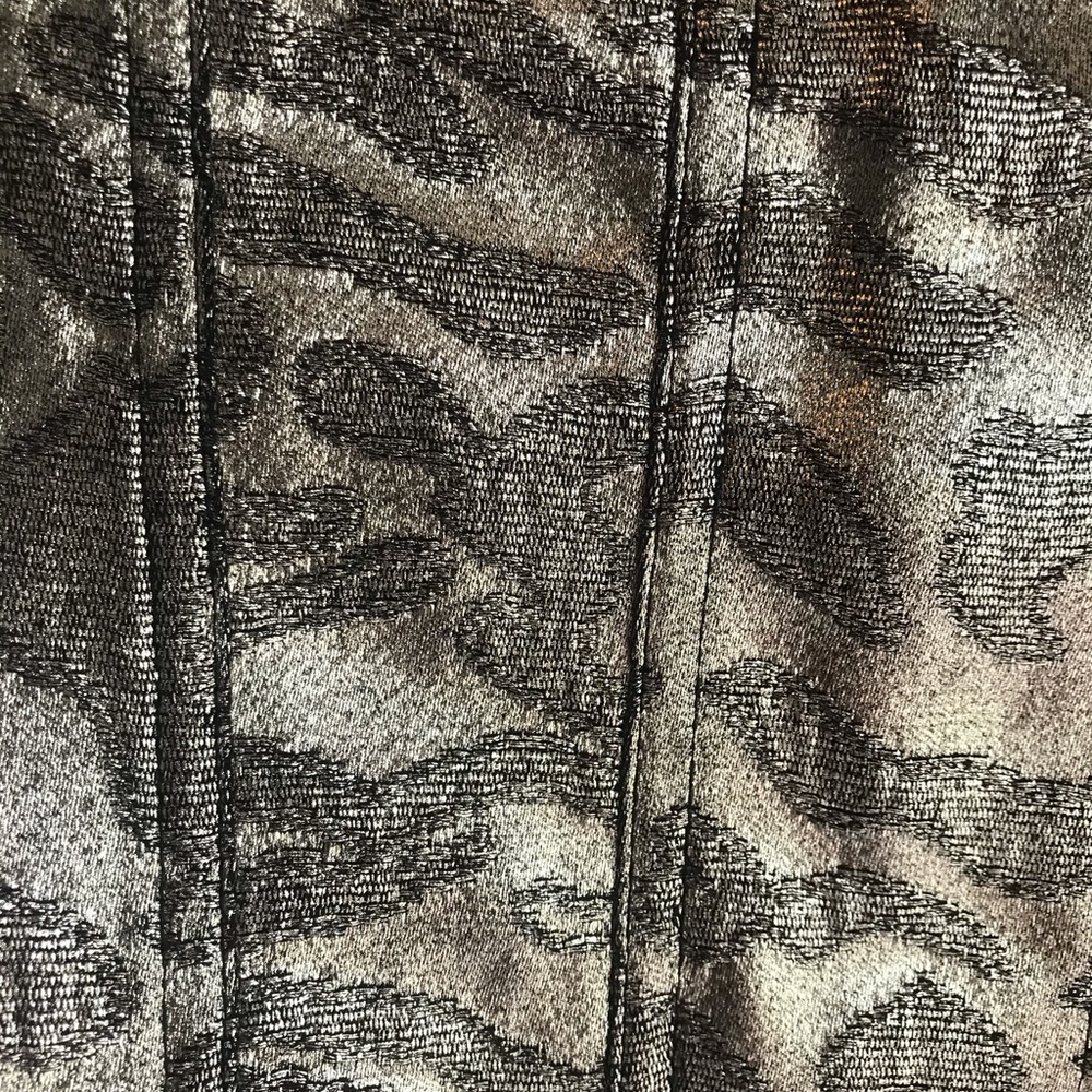 Chico’s size 1 black and gold short jacket. - Picture 6 of 8